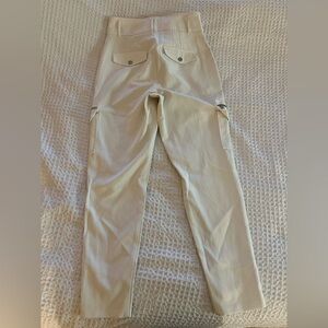 White House Black Market Cream Ankle Pants